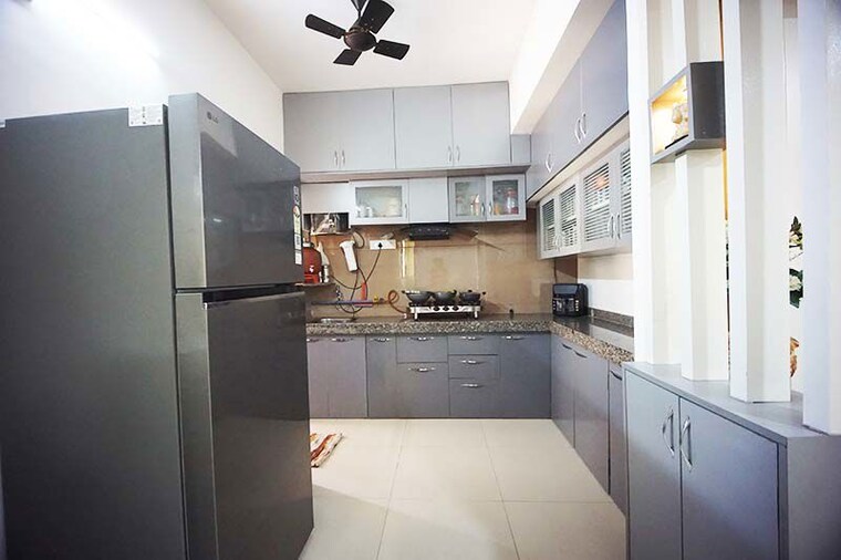 Kitchen, vatva 3 Bedroom 1260 Sq.Ft. Apartment In Vatva Ahmedabad 10485519