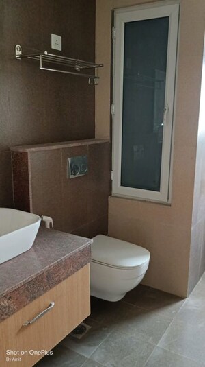 Bathroom in 3 BHK Apartment at Wave Amore, Sector 32 – for Rent