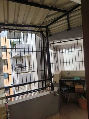 Staircase in 3 BHK Apartment at Manav Silver Skyscapes, Wakad – for Rent