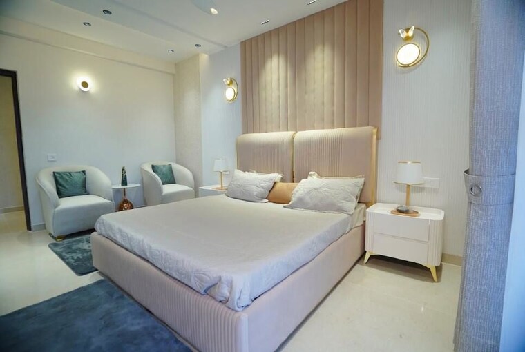 Bedroom, maya-green-lotus-utsav 3 Bedroom 2100 Sq.Ft. Apartment In International Airport Road Zirakpur 10485529