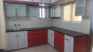 Kitchen in 3 BHK Apartment at Jubilee Hills – for Rent