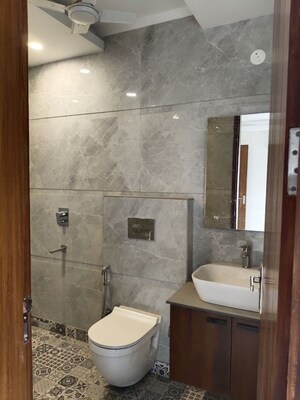 Bathroom in 3 BHK Builder Floor at East Of Kailash – for Rent