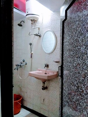 Bathroom in 1 BHK Apartment at Hind Mansion Apartments, Mahim West – for Rent