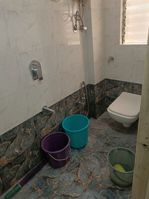 Bathroom in 1 BHK Apartment at Gold Star, Kandivali West – for Rent
