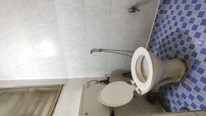 Bathroom in 1 BHK Apartment at Fam CHS, Kopar Khairane – for Rent