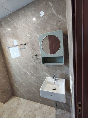 Bathroom in 1 BHK Builder Floor at Medi City – for Rent