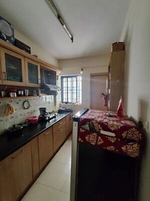 Kitchen in 2 BHK Apartment at Tulshidham Complex, Thane West – for Rent