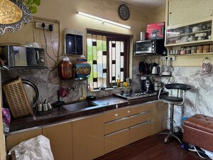Kitchen in 1 BHK Apartment at Bandra West – for Rent