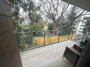 Balcony in 4 BHK Apartment at Mahogany Apartments, Vasanth Nagar – for Sale
