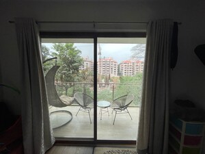 Balcony in 4 BHK Apartment at Mahogany Apartments, Vasanth Nagar – for Sale