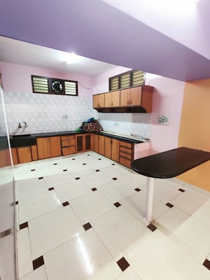 Kitchen in 3 BHK Builder Floor at Akshya Nagar – for Rent