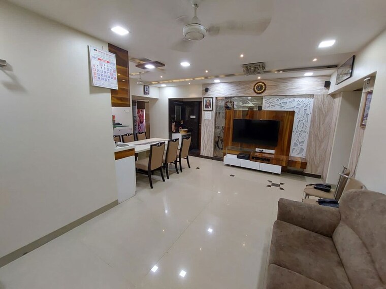 Living Room, vas-pushp-vinod-2 3 Bedroom 960 Sq.Ft. Apartment In Borivali West Mumbai 10485836