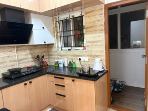 Kitchen in 3 BHK Builder Floor at Nri Layout – for Rent
