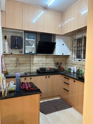 Kitchen in 3 BHK Builder Floor at Nri Layout – for Rent