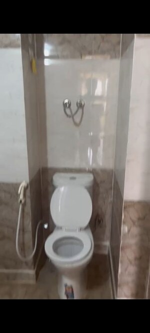 Bathroom in 2 BHK Apartment at Bankey Bihari Aggarwal Heights, Raj Nagar Extension – for Sale