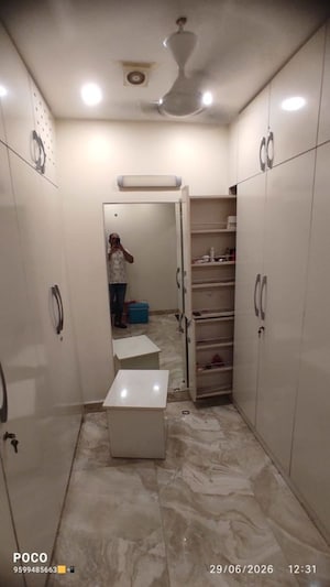 Bathroom in 3 BHK Builder Floor at Mehrauli – for Rent