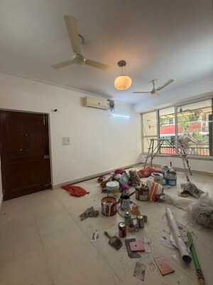 Living Room in 3 BHK Apartment at Hope Apartments, Sector 15 – for Rent