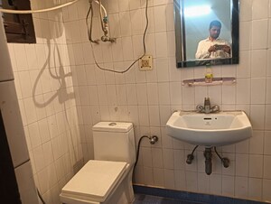Bathroom in 3 BHK Apartment at Sector 10a – for Rent