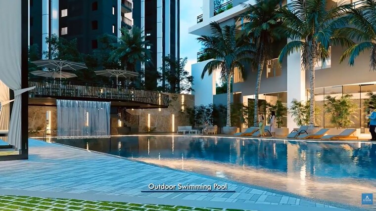 Swimming Pool, aparna-newlands 2.5 Bedroom 1475 Sq.Ft. Apartment In Tellapur Hyderabad 10486095