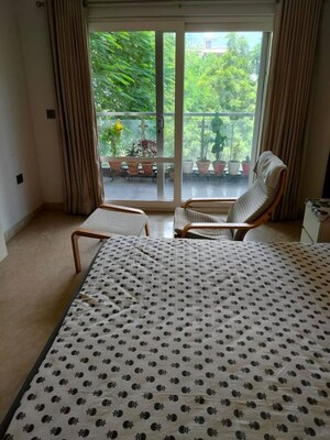 Bedroom in 5 BHK Builder Floor at Sector 10a – for Rent