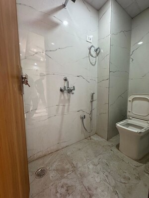 Bathroom in 1 BHK Apartment at Chattarpur – for Rent