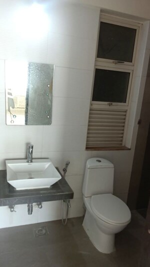 Bathroom in 3 BHK Apartment at Sheth Golden Willows, Mulund West – for Rent