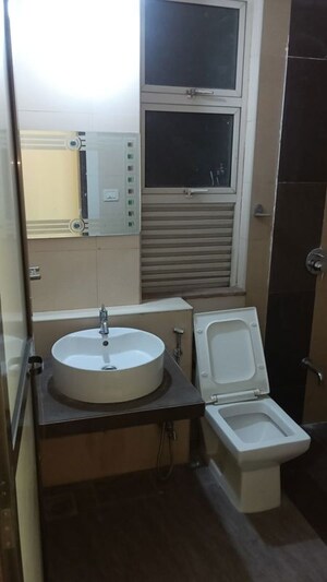 Bathroom in 3 BHK Apartment at Sheth Golden Willows, Mulund West – for Rent