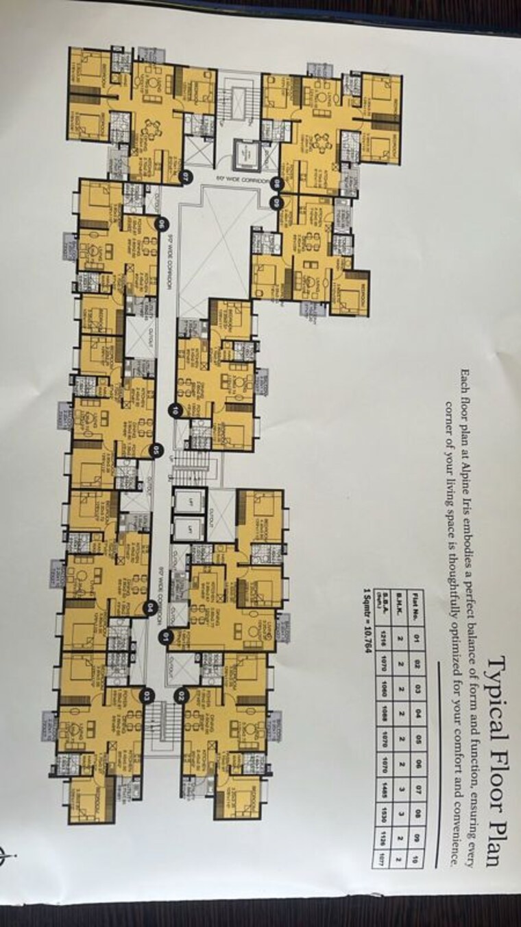Master Plan, alpine-pyramid 3 Bedroom 1485 Sq.Ft. Apartment In Sahakara Nagar Bangalore 10486086