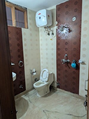 Bathroom in 4 BHK Builder Floor at Anand Niketan – for Rent