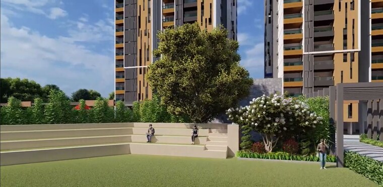 Garden, bricks-skywoods 3 Bedroom 1980 Sq.Ft. Apartment In Tellapur Hyderabad 10486182