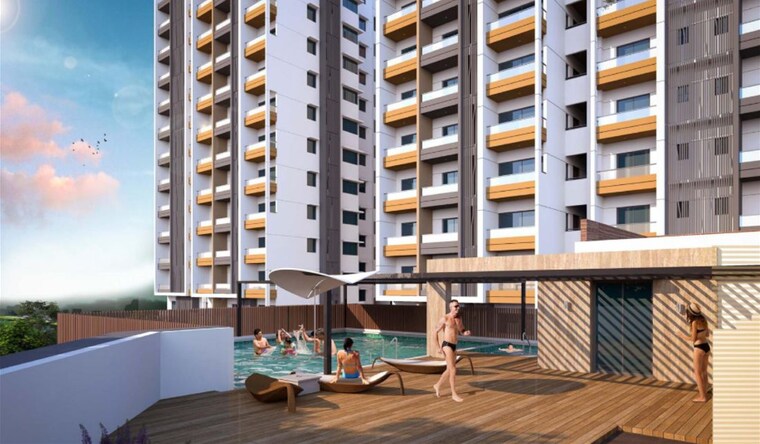 Entrance, bricks-skywoods 3 Bedroom 1980 Sq.Ft. Apartment In Tellapur Hyderabad 10486182