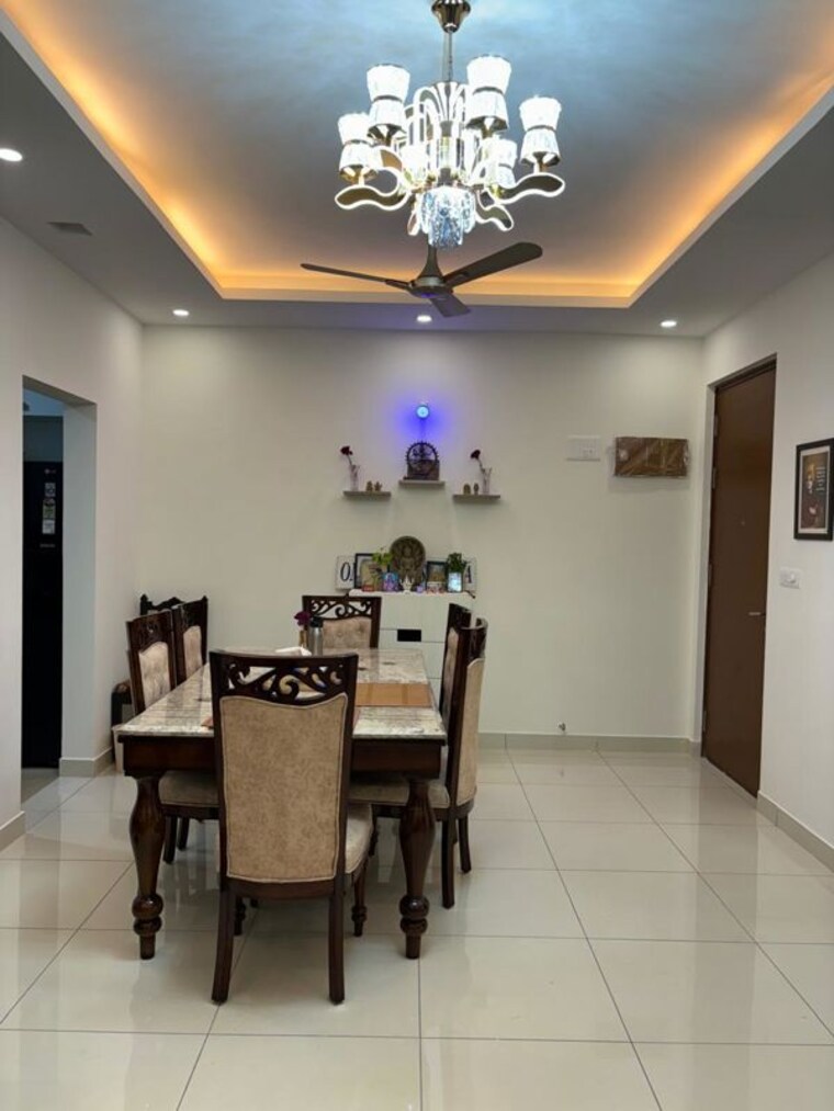 Dining area, puravankara-elita-promenade 3 Bedroom 1680 Sq.Ft. Apartment In Jp Nagar Bangalore 10486217