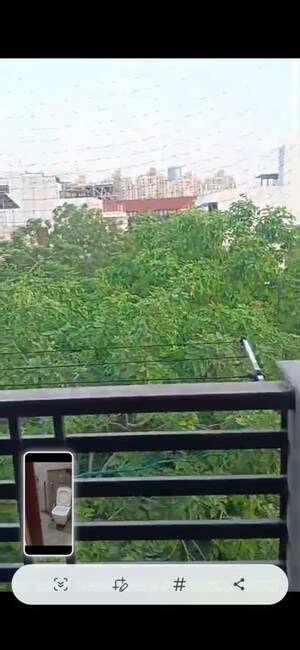 Balcony in 2 BHK Builder Floor at Auram Floor, South City 2 – for Rent