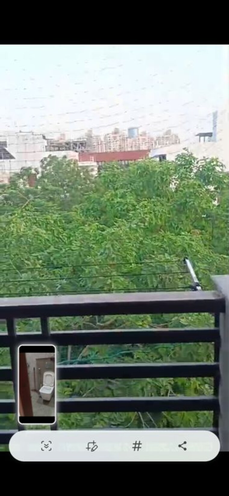 Balcony, auram-floor 2 Bedroom 2100 Sq.Ft. Builder Floor In South City 2 Gurgaon 10486254