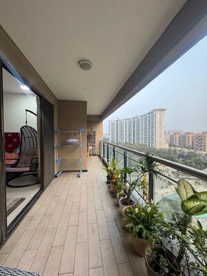 Balcony in 4 BHK Apartment at Marigold Apartments Kalyani Nagar, Kalyani Nagar – for Rent