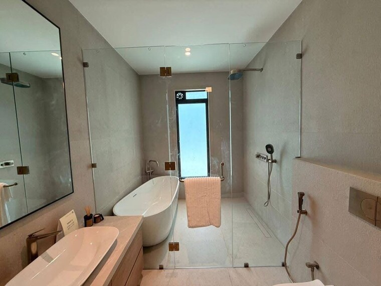 Bathroom, amar-ambience-phase-ii 5 Bedroom 3600 Sq.Ft. Penthouse In Sopan Baug Pune 10486275
