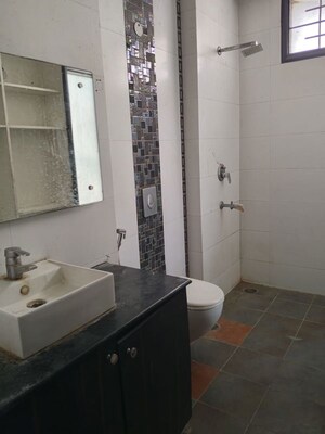 Bathroom in 3 BHK Builder Floor at Malviya Nagar – for Rent