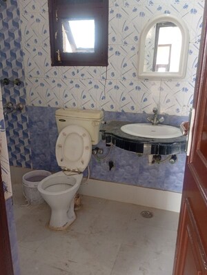 Bathroom in 3 BHK Apartment at Sector 18 Dwarka – for Rent