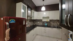 Kitchen in 3 BHK Apartment at Mantri Webcity, Hennur – for Sale