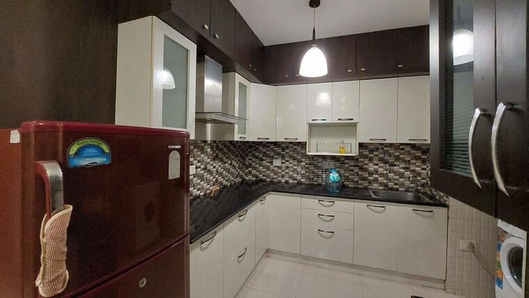 Kitchen, mantri-webcity 3 Bedroom 1155 Sq.Ft. Apartment In Hennur Bangalore 10486373
