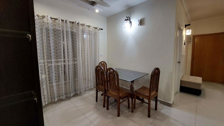 Dining area, mantri-webcity 3 Bedroom 1155 Sq.Ft. Apartment In Hennur Bangalore 10486373