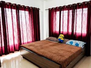 Bedroom in 3 BHK Apartment at Suyog Nisarg, Wagholi – for Rent