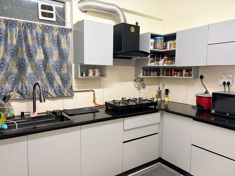 Kitchen, bm-serenity 3 Bedroom 1650 Sq.Ft. Apartment In Hsr Layout Bangalore 10486390