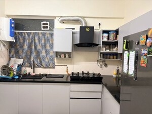 Kitchen in 3 BHK Apartment at BM Serenity, Hsr Layout – for Rent