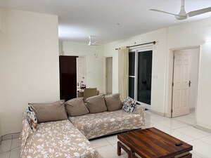 Living Room in 3 BHK Apartment at BM Serenity, Hsr Layout – for Rent