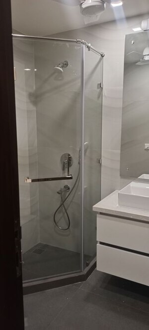 Bathroom in 4 BHK Builder Floor at Navjeevan Vihar – for Rent