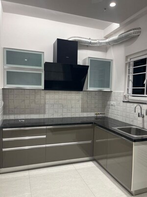 Kitchen in 3 BHK Apartment at Aparna Cyberscape, Nallagandla – for Rent