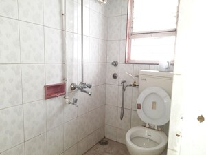 Bathroom in 1 BHK Apartment at Kalpana Housing Society, Yerawada – for Rent