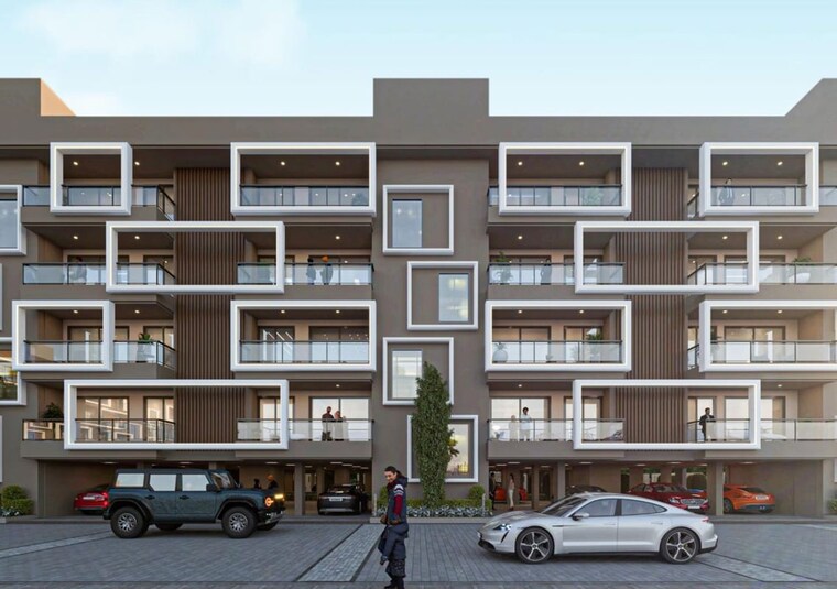 Exterior View, ambala highway 3 Bedroom 2025 Sq.Ft. Builder Floor In Ambala Highway Zirakpur 10486504