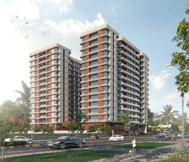 Exterior View, vesu 3 Bedroom 2065 Sq.Ft. Apartment In Vesu Surat 10486497